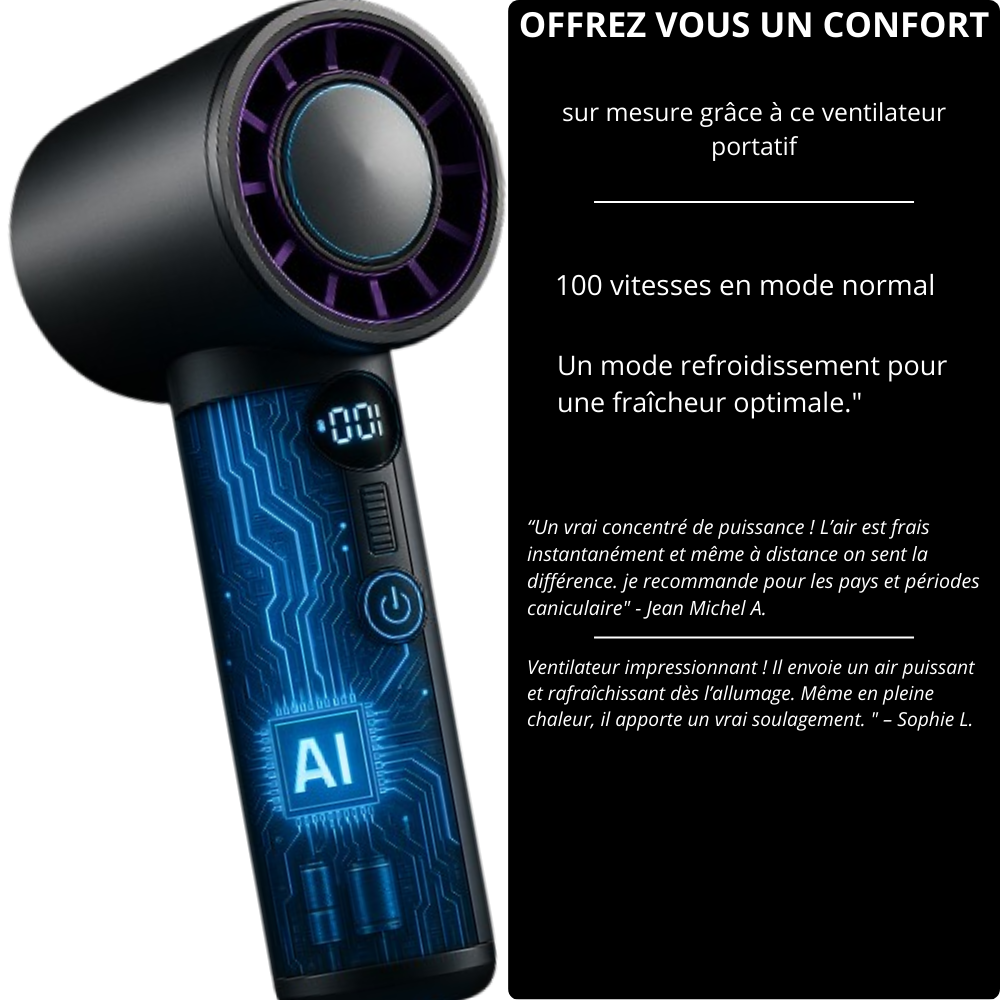 FrostiZen 100" La fraîcheur instantanée, partout avec vous