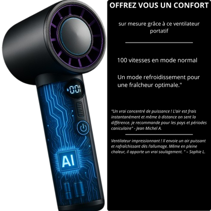 FrostiZen 100" La fraîcheur instantanée, partout avec vous