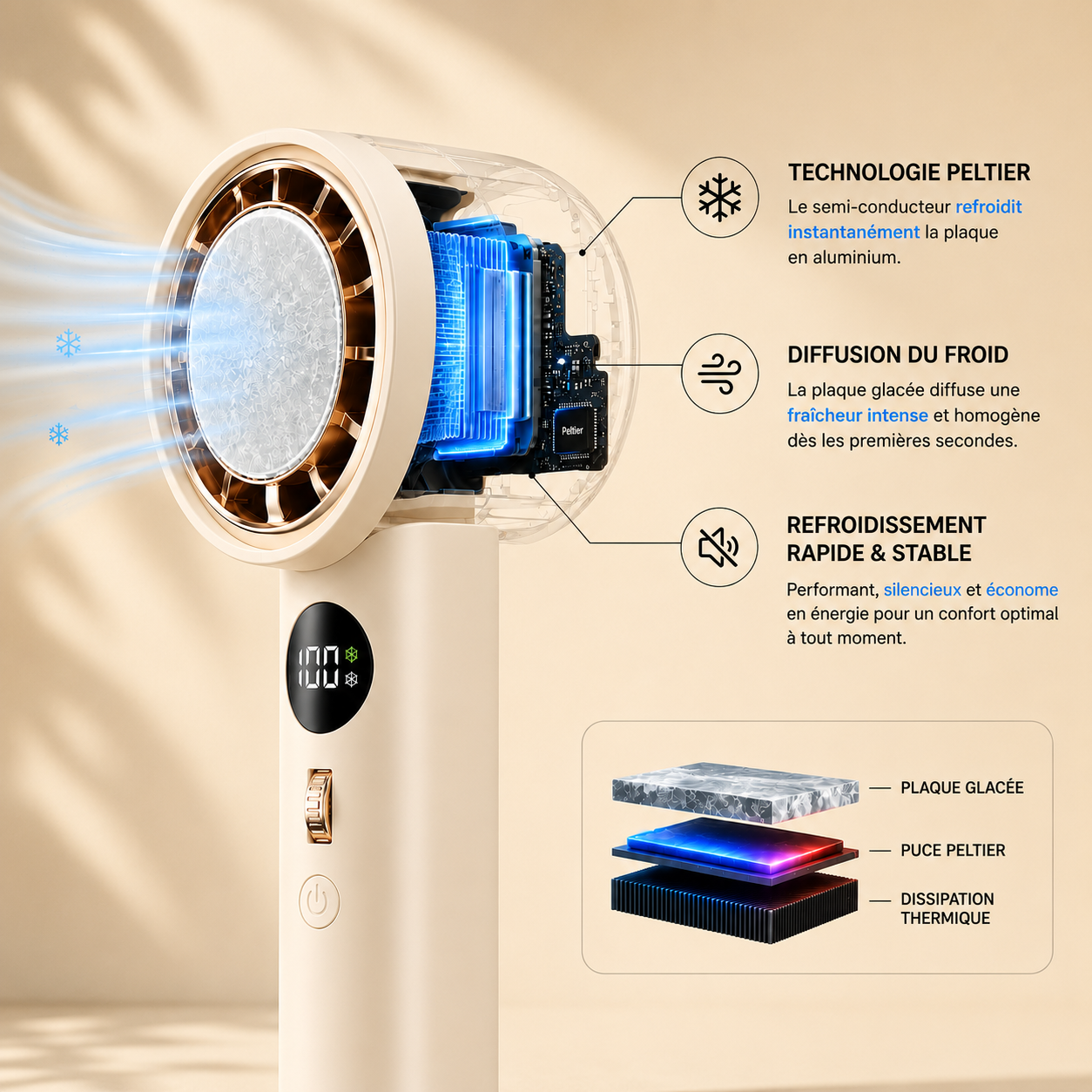 FrostiZen 100" La  fraîcheur instantanée, partout avec vous