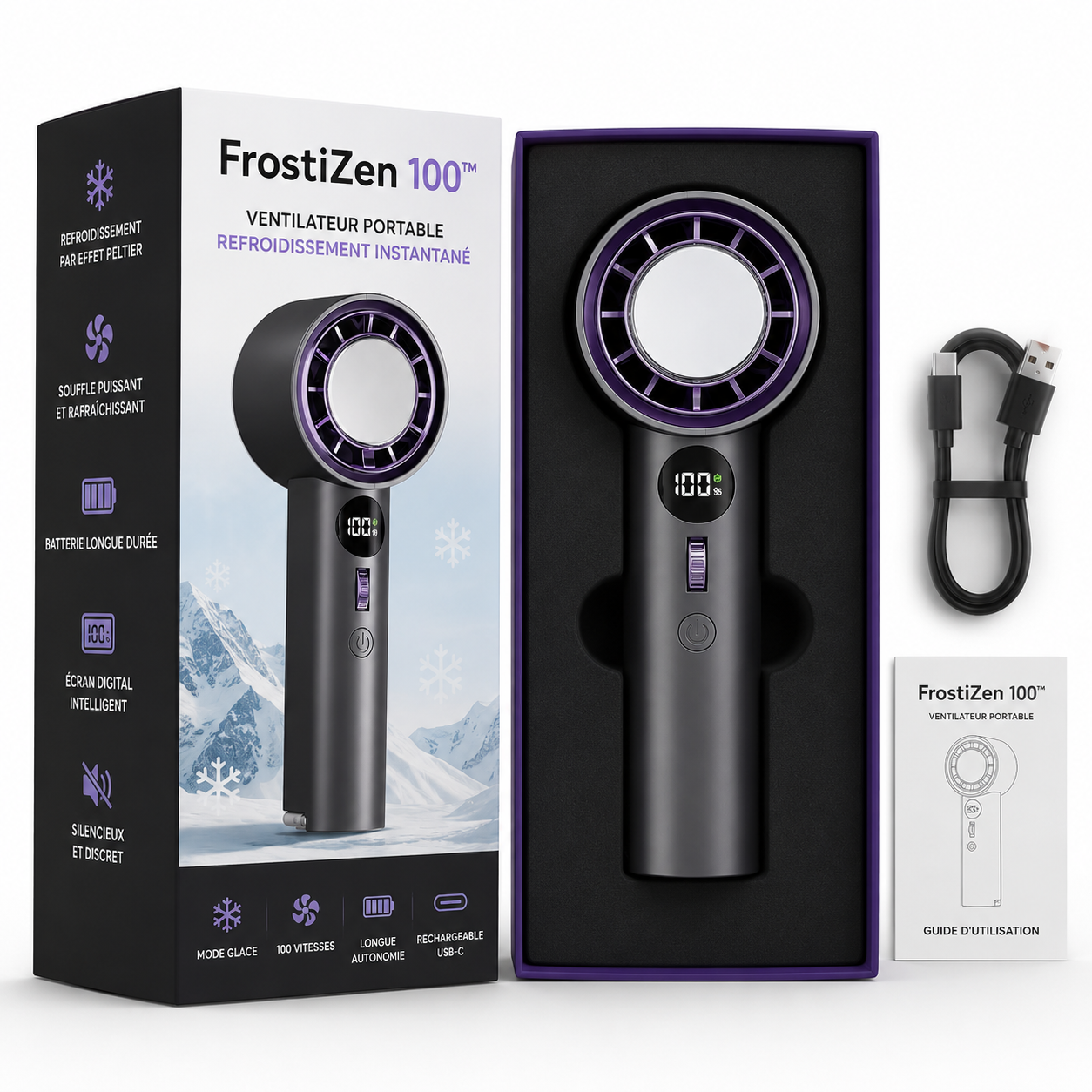 FrostiZen 100" La fraîcheur instantanée, partout avec vous