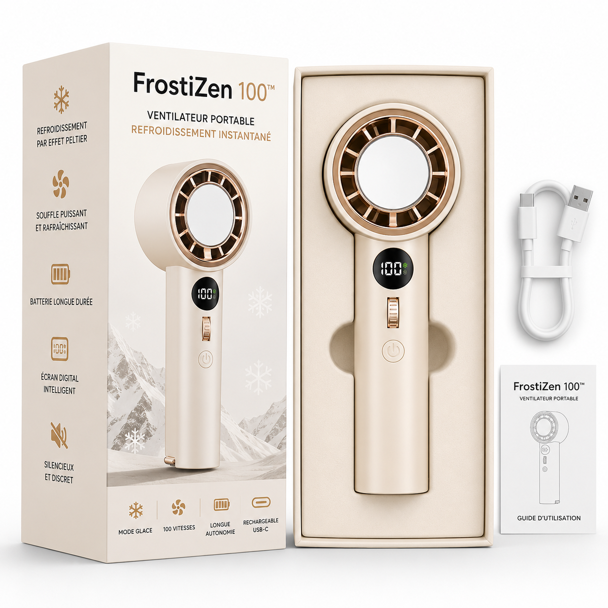 FrostiZen 100" La  fraîcheur instantanée, partout avec vous